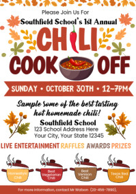 Wit Chili Cook-Off Event A4 Template