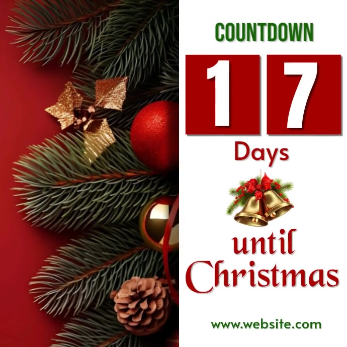 Copy of White Illustrative Christmas Countdown Instagram Post ...