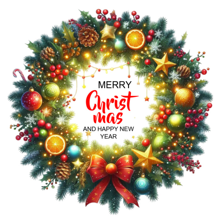 Plantilla de White Illustrative Christmas Instagram Post | PosterMyWall