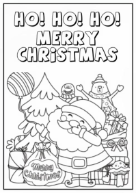White Illustrative Christmas Kids Activities Worksheet Template A4