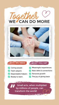 White Church Volunteer Recruitment Instagram Story Template - Page 2