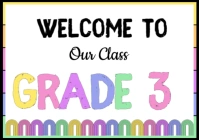 White Illustrative Class Welcome A2 template