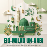 Branco Eid Milad un Nabi Iphosti le-Instagram Template