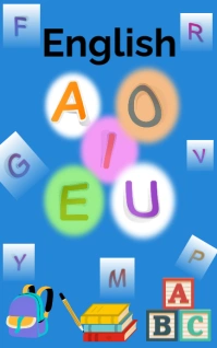 White Illustrative English Kindle/book Covers template