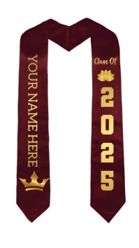 White Illustrative Graduation Stole Template  Instagram Story