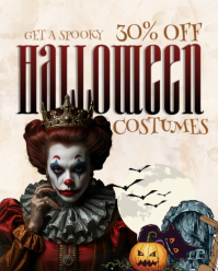 White Halloween Costumes Sale Instagram Portrait Template - Page 1