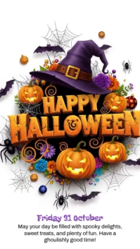 Blanc Halloween Celebration Instagram Story Template