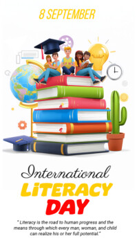 Blanco International Literacy Day Instagram Story Template