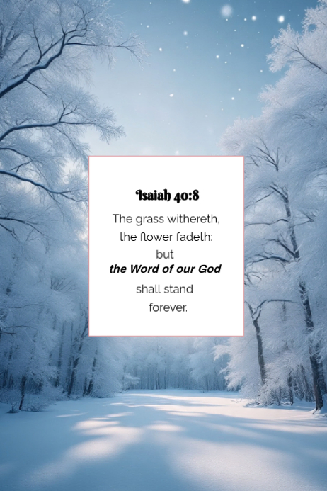 Isaiah Scripture Template White Illustrative Isaiah Poster Template | PosterMyWall