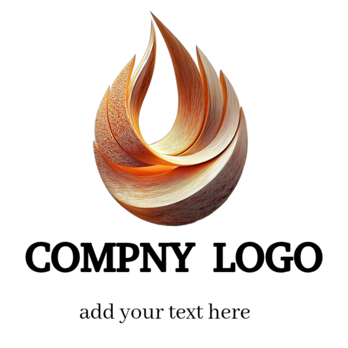 Typogram Designs White Illustrative Logo Design Logo Template | PosterMyWall
