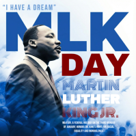 White Illustrative Mlk Square (1:1) template