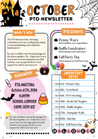 Blanc PTO Newsletter A4 Template