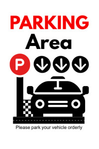 Parking Area Signage Posters Template | PosterMyWall