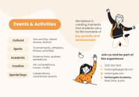 White School Events and Activities A4 Template - Page 4