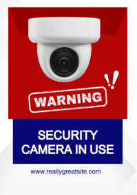 Surveillance Notice Posters Template | PosterMyWall