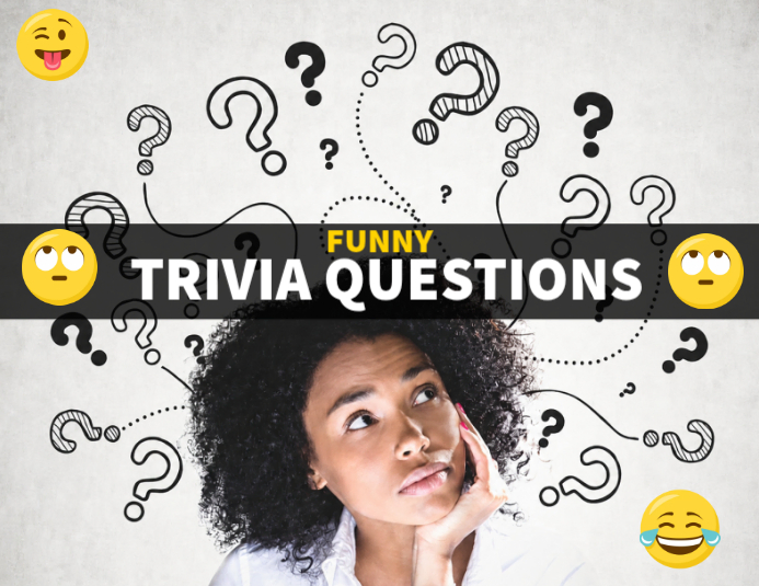 White Illustrative Trivia Questions Flyer Template | PosterMyWall