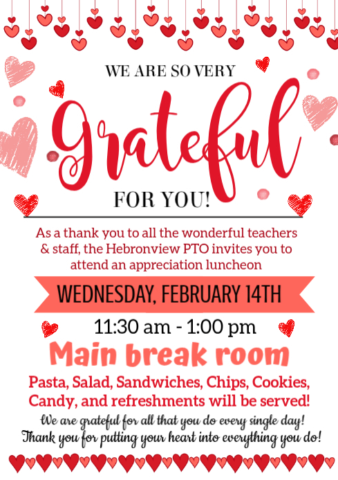 Copy of White Illustrative Valentine's Day Appreciation Luncheon A4 ...