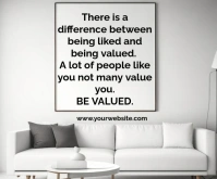 White Illustrative Value Base Quote  Medium Rectangle template