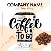 White Illustrative White Black And Brown Instagram Post template