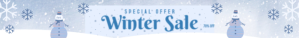 White Winter Sale Etsy-banner Template