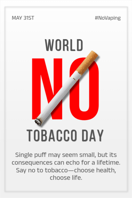 say no to tobacco poster World Day Drawing|Say No Tobacco Drawing Easy|No Smoking Drawing step by step World No Tobacco Day