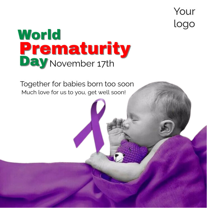 Copy of White Illustrative World Prematurity Day Template Instagram ...