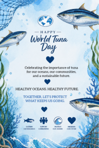 World Tuna Day Awareness Square Template | PosterMyWall