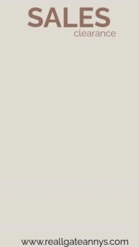 White Instagram Sales Clearance  Instagram Reel template