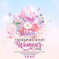 White International Women's Day Instagram Post Video template