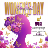White International Women's Day Instagram Post template