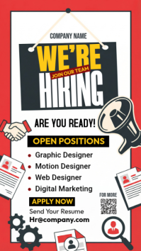 White Job Recruitment Instagram Story template