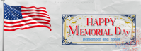 Белый 4th of July Celebration Portada de Facebook Template