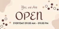 White Joyful A Eventbrite Banner template