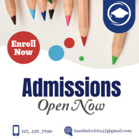 White White Joyful Admissions Open Now Logo Logo Template