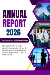 Performance Report Poster Joyful Annual Report Poster Template | PosterMyWall