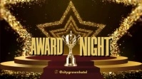 White Joyful Award Night Video  Digital Display (16:9) template