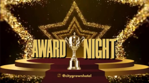White Joyful Award Night Video  Digital Display (16:9) template