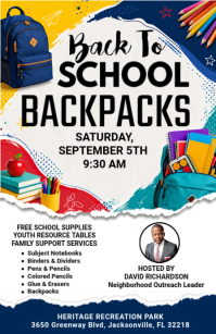 Bianco Back to School Event Boulevardzeitung Template