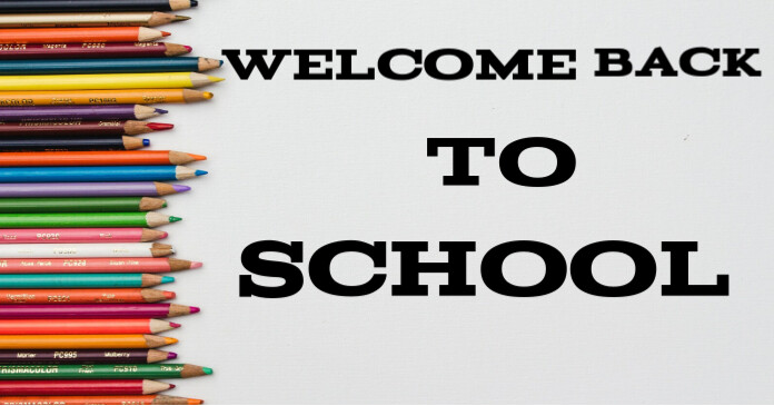 White Joyful Back To School Facebook Shared Image template