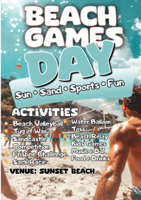 Putih Beach Games Event A1 Template