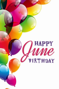 White Joyful Birthday Celebration Banner 4' × 6' template
