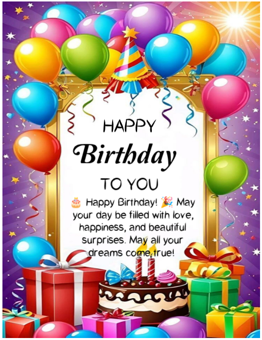 Birthday Celebration Flyers Template | PosterMyWall