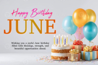 White Joyful Birthday Celebration Label template