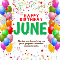 White Joyful Birthday Celebration Logo 徽标 template
