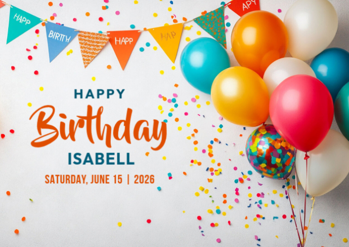 Birthday Celebration Post Cards Template | PosterMyWall