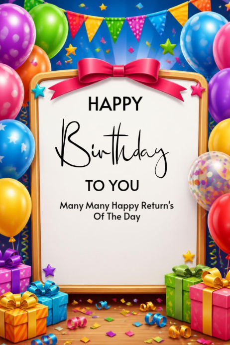 Birthday Celebration Posters Template | PosterMyWall