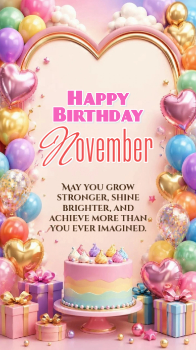 White Joyful Birthday Celebration Poster Digital Display Template ...
