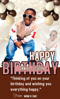 Blanco Birthday Greeting for Daniel Joseph Format US Legal Template