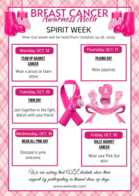 Hvid Breast Cancer Awareness A6 Template