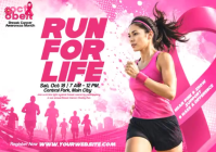 Blanc Breast Cancer Charity Run Postal Template